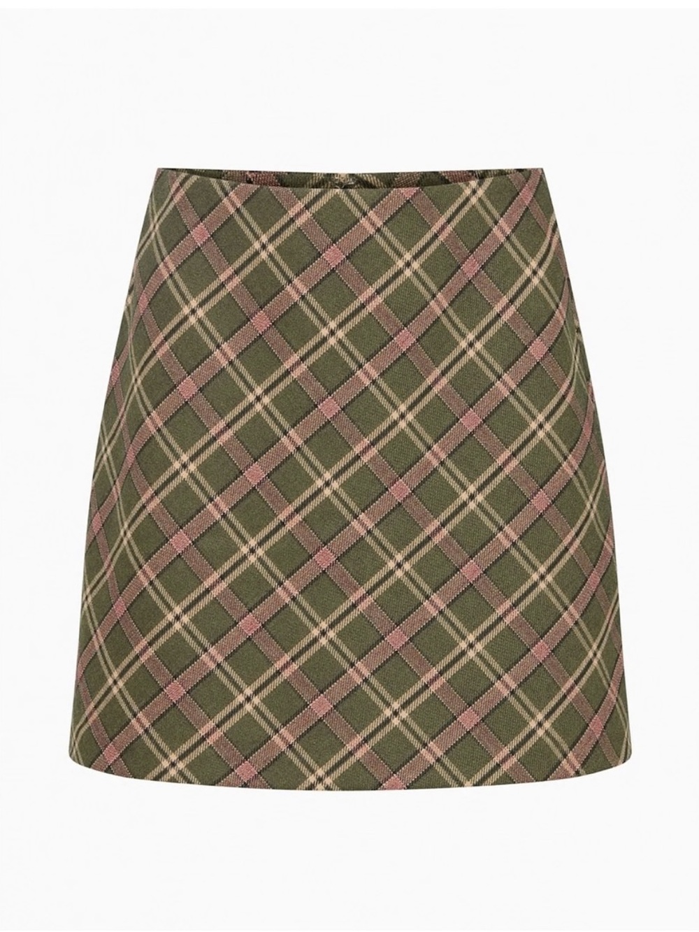 Aritzia Wilfred Classic Plaid Mini Skirt